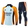 Real Madrid Trainings Sweatshirt Quarter-zip 2024-25 Blauwe - Heren